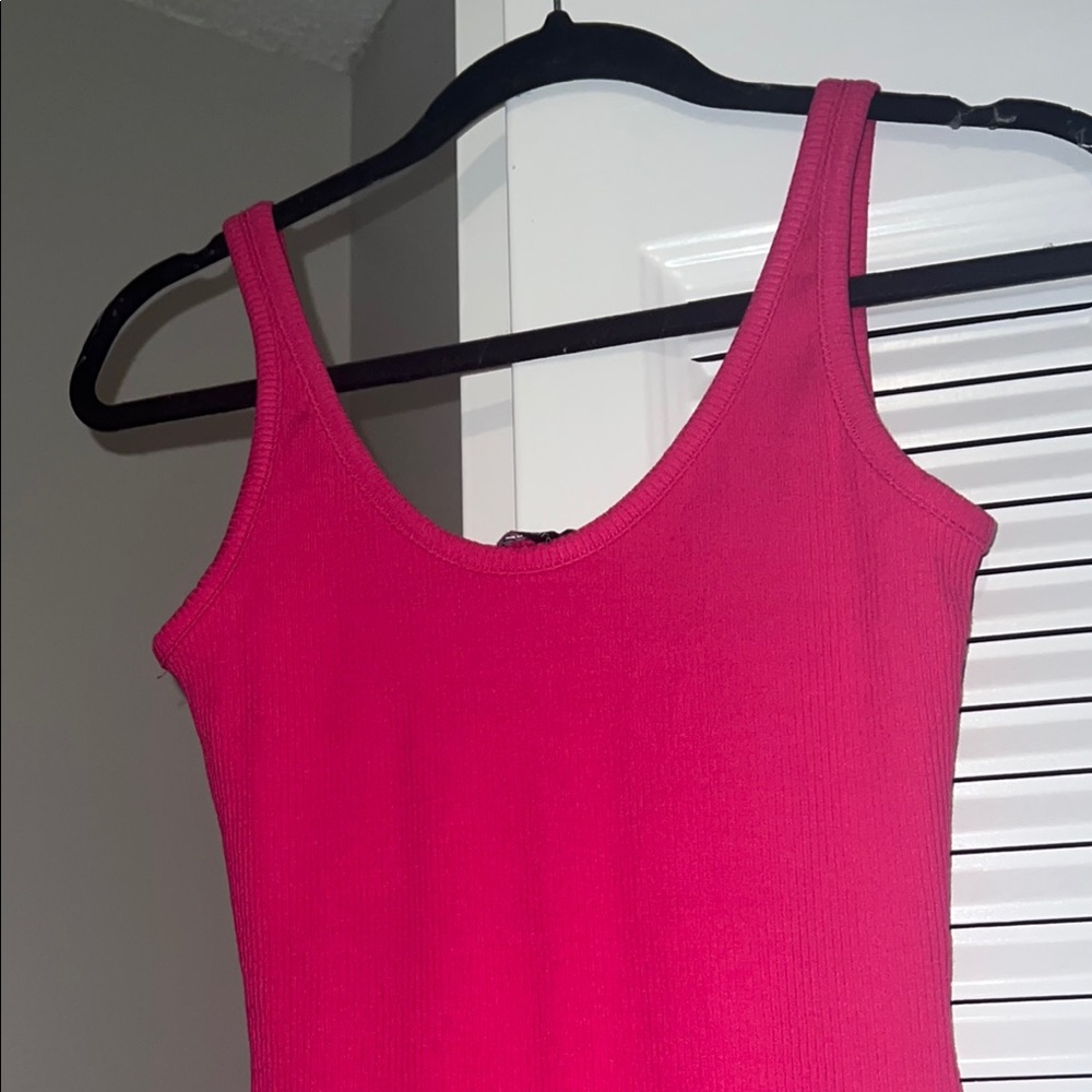 Naked Wardrobe Pink Sculpting Dress small